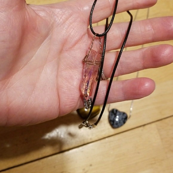 😀  SOLD 😀Three  Gemstone Necklaces - Picture 5 of 5